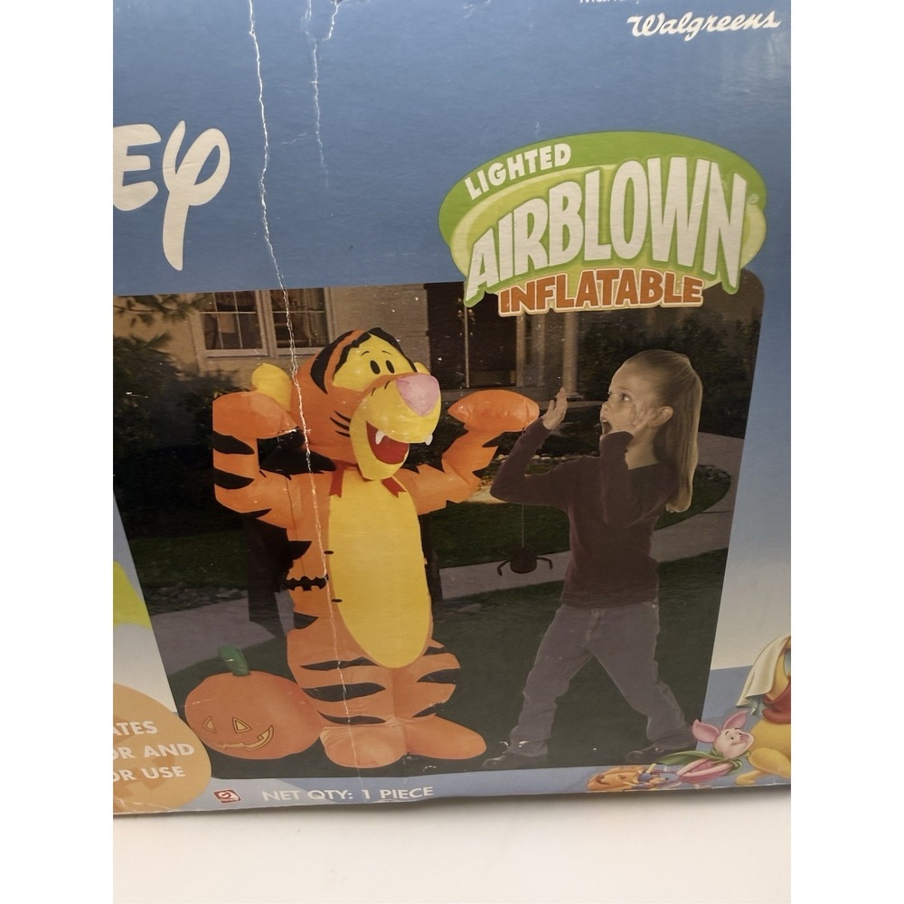 Gemmy Disney Tigger Airblown Inflatable Halloween Vampire Over 4' Tested!